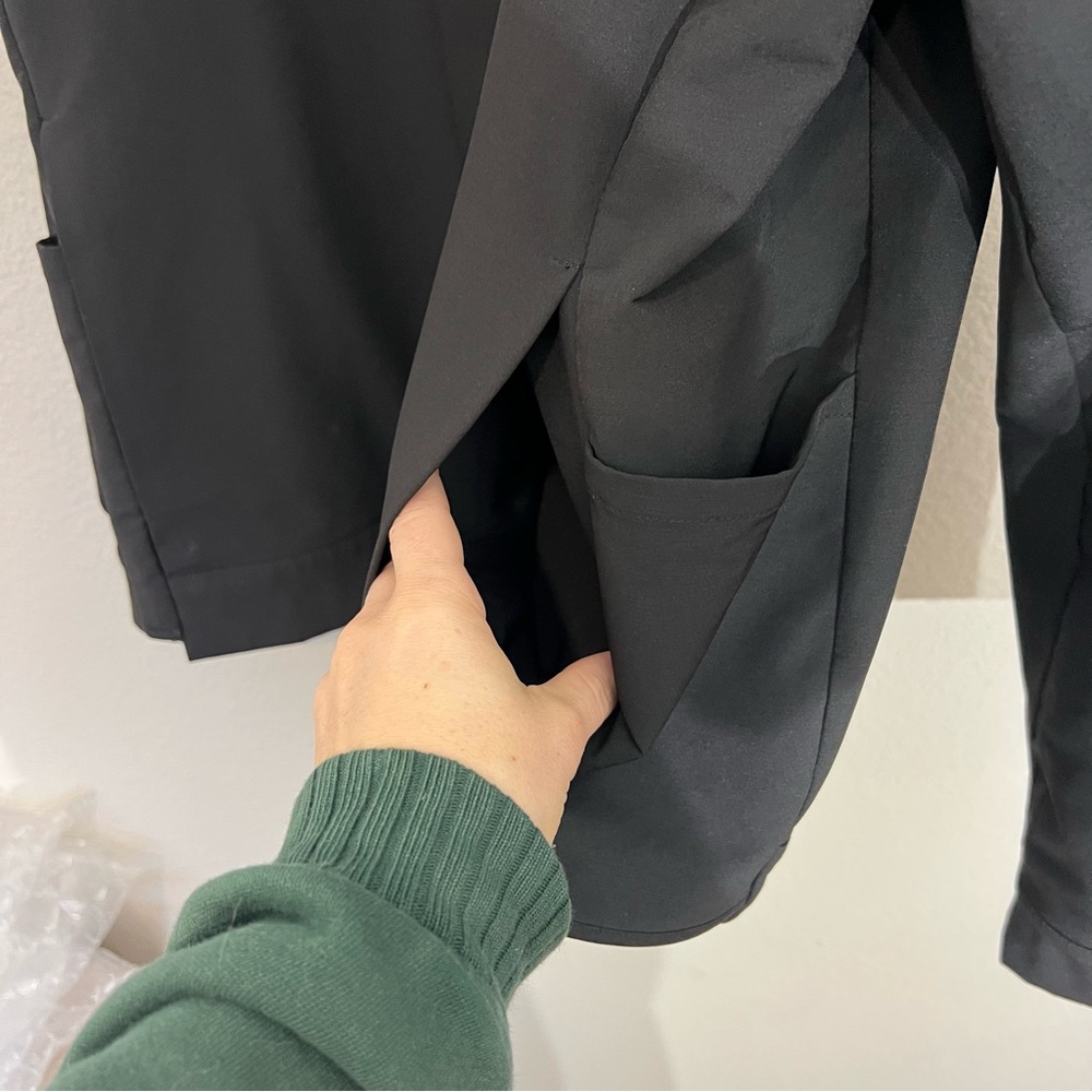 BYLT men’s district jacket black stretch classic size XL snap button up - Picture 11 of 16